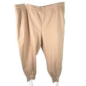 New Adidas Originals Cuffed Pant 4X Magic Beige Lace Hem Joggers MSRP‎ $65